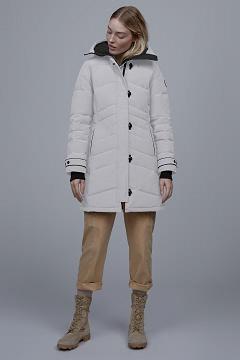 Chamarras Canada Goose Mujer Outlet - Lorette Abrigos Black Label Blancos CJ6709245